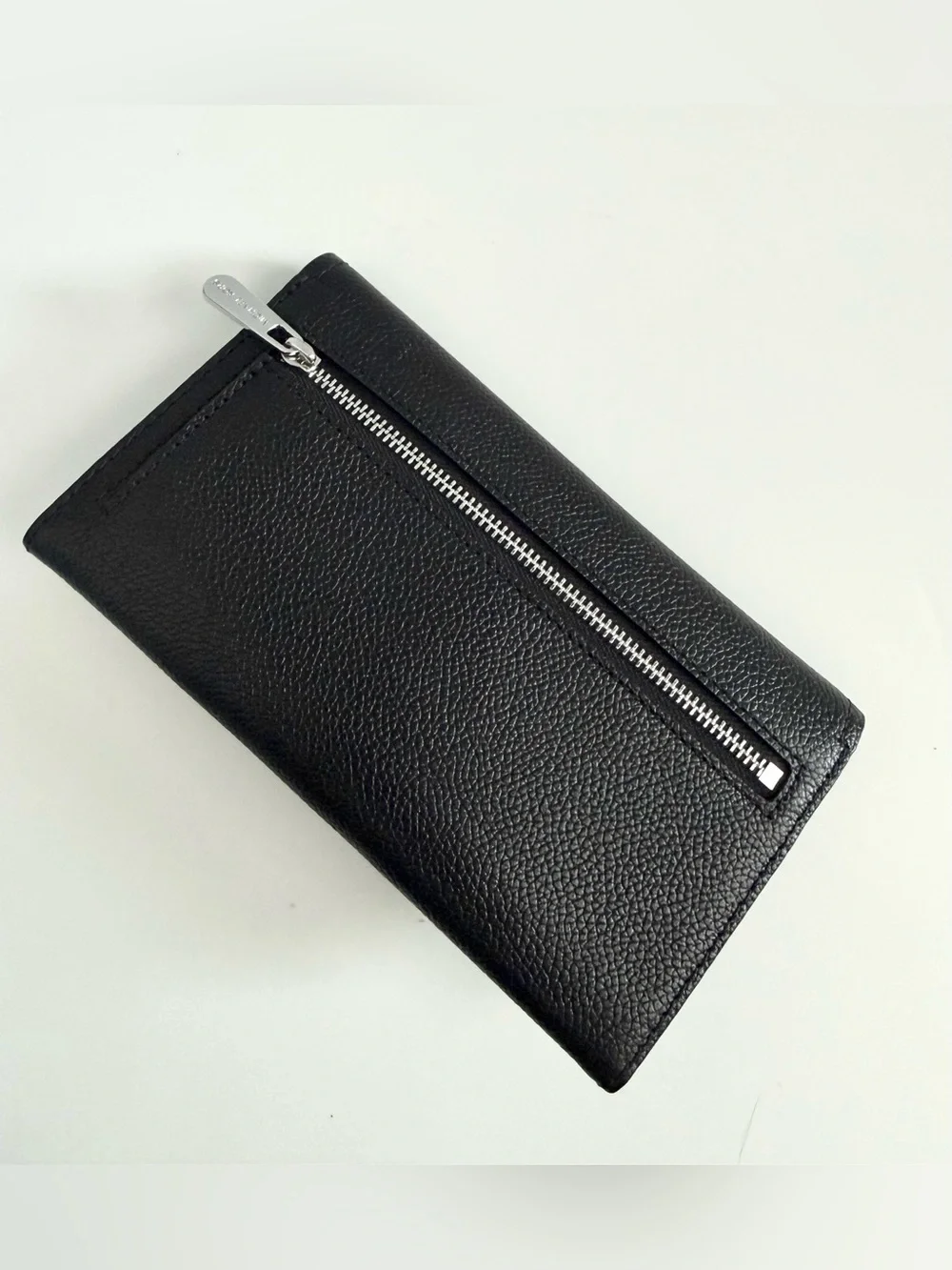 Michael Kors Cassie Trifold Wallet Leather Black Turn Lock